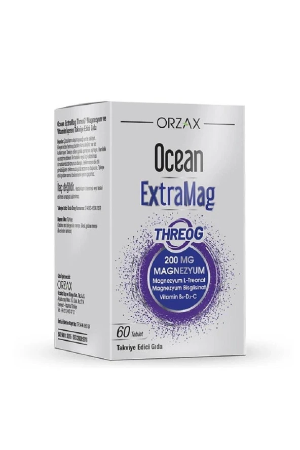 Ocean ExtraMag Threog Takviye Edici Gıda 60 Tablet