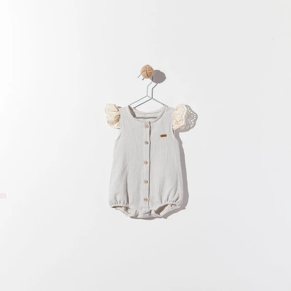 Cumino Kız Bebek Yazlık Tulum 21097 - 2