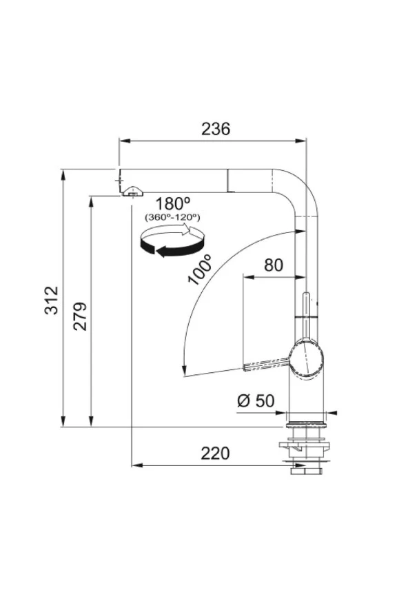 Armatür Active Plus Doccia 2.0 Stone Grey - 2