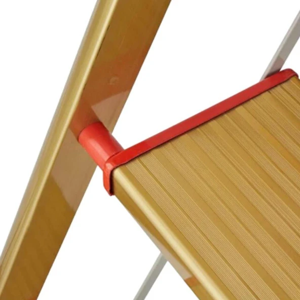 Alüminyum 6 Basamaklı Gold Merdiven (SAR1526) - Resim 2