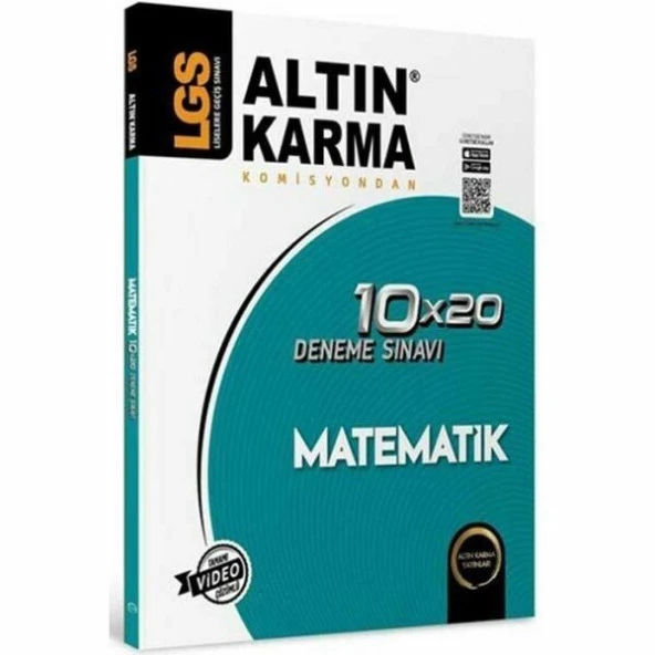 Altın Karma Yayınları 8. Sınıf LGS Matematik 10 x 20 Deneme