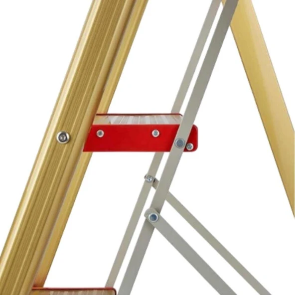 Alüminyum 6 Basamaklı Gold Merdiven (SAR1526) - Resim 3