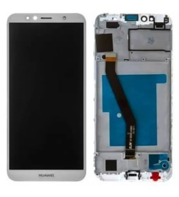 Huawei Uyumlu Y6 2018 Lcd Ekran Beyaz Çitalı