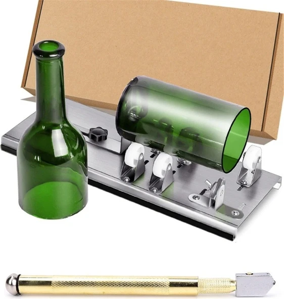 Elmas Kalem Cam Kesici Fayans Kesici Kendinden Yağlama Yağı Besleme Uçlu Cam Kesici Metal Saplı - 4