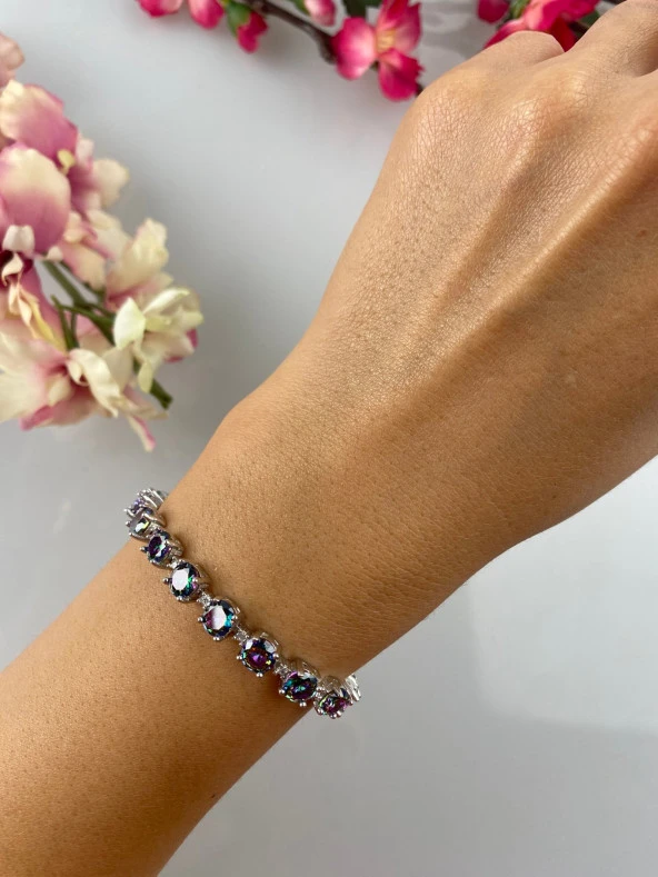 925 Ayar Kadın Gümüş Bileklik ürün görseli 1