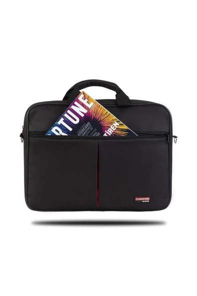 Classone WTX300 WTXpro Serisi 15.6 inch Uyumlu Su Geçirmez Kumaş Macbook, Laptop , Notebook El Çanta - 3