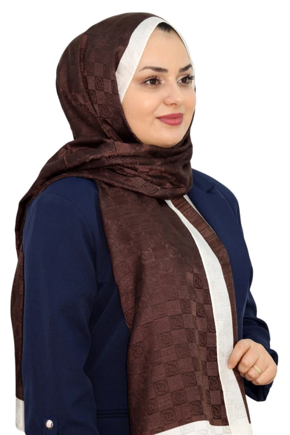HİNT İPEK MONOGRAM ŞAL EŞ5302-3 ürün görseli