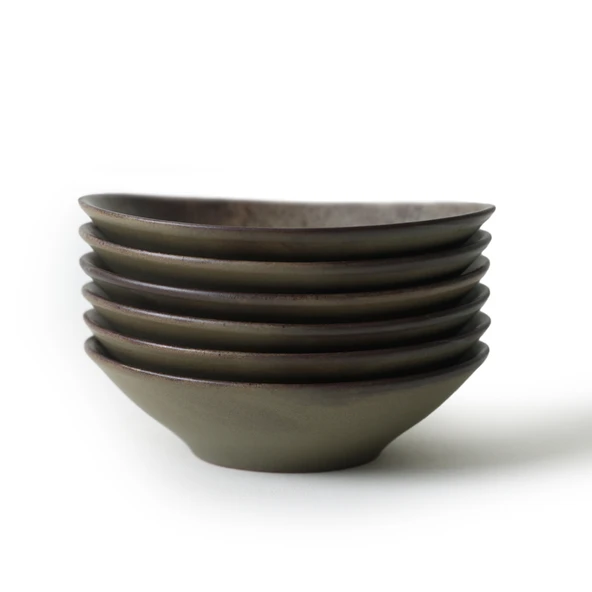 Keramika Mat Toprak Stella Yemek Tabağı 22 Cm 6 Adet 20572 - 6