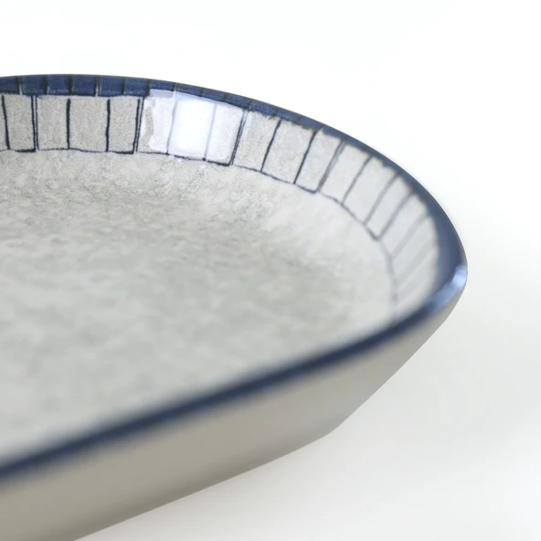 Keramika Keraart Mosaic Marvels Kayık Tabak 28 cm 2 Adet 21621 - 7