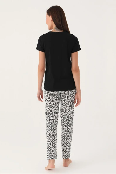 Pierre Cardin 8785 Good Kadın Kısa Kol Pijama Takımı - 10