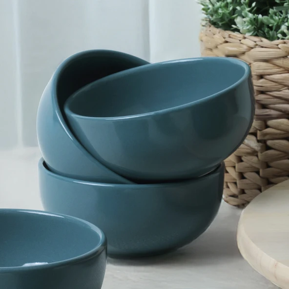 Keramika Mavi Bulut Kase 12 Cm 6 Adet 407 - 4