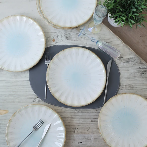 Keramika Keraart Misty Sirius Servis Tabağı 27 Cm 6 Adet 21731 - 2