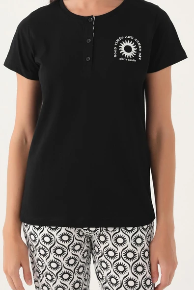 Pierre Cardin 8785 Good Kadın Kısa Kol Pijama Takımı - 9