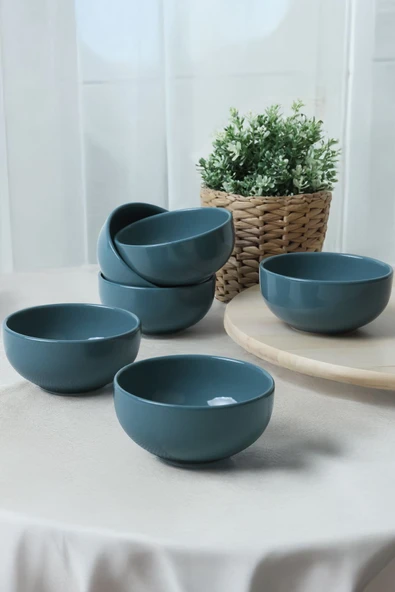 Keramika Mavi Bulut Kase 12 Cm 6 Adet 407