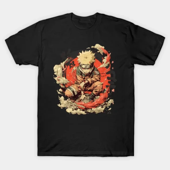 Naruto Fox Unisex Basic Tişört