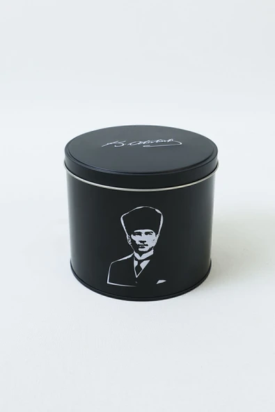 Keramika Keraart İstiklal Marşı Özel Teneke Kutulu Atatürk Kupa 10 Cm - Resim 6