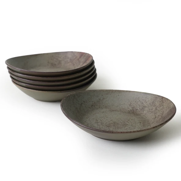 Keramika Mat Toprak Stella Yemek Tabağı 22 Cm 6 Adet 20572 - 10
