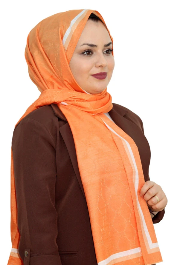 HİNT İPEK MONOGRAM ŞAL EŞ5301-3 ürün görseli