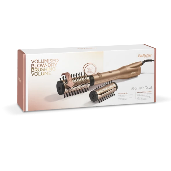 BaByliss AS952E Big Hair Dual Hava Üflemeli Saç Şekillendiricisi Rose Gold - 4
