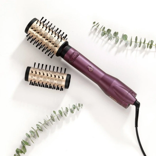 BaByliss AS950E Big Hair Dual Hava Üflemeli Saç Şekillendiricisi Mor - 7