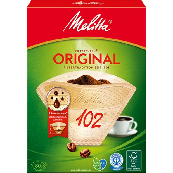 Melitta 102 Original Aromazones Kahve Filtre Kağıdı