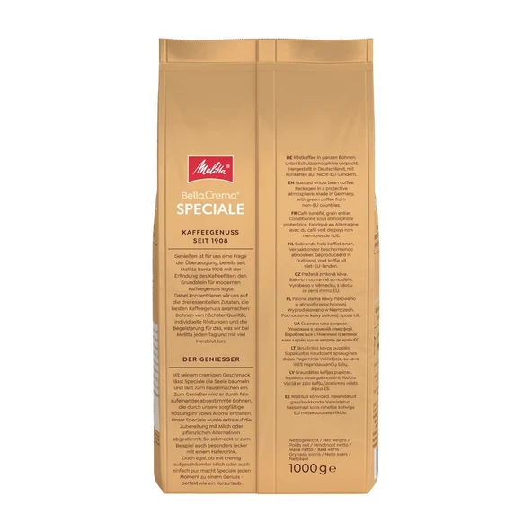 Melitta BellaCrema Speciale Çekirdek Kahve 1KG - 4