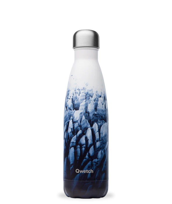 Qwetch QD3363 Isı Yalıtımlı 500ml Termos - Buz Desenli