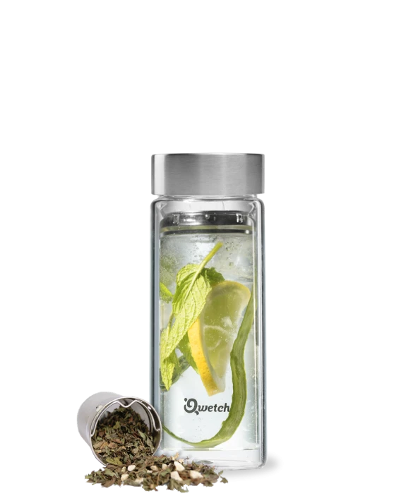 Qwetch QT5020 Isı Yalıtımlı 320 ml Termos - Şeffaf - 2