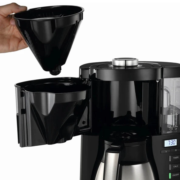 Melitta Look V Therm Tımer (Termoslu & Zaman Ayarlı) Filtre Kahve Makinesi Siyah - 5