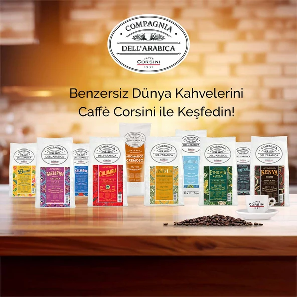 Caffe Corsini Purissimo %100 Arabica Çekirdek Kahve 1KG - 4