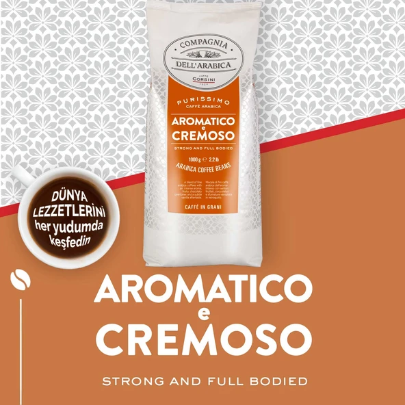 Caffe Corsini Purissimo %100 Arabica Çekirdek Kahve 1KG - 2