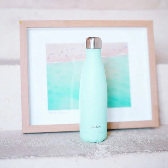 Qwetch QD3102 Isı Yalıtımlı 500ml Termos - Açık Yeşil - 7