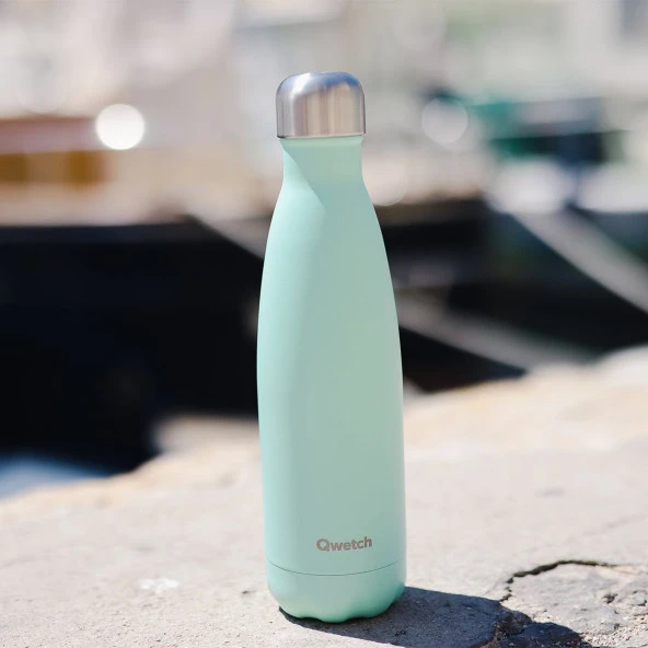 Qwetch QD3102 Isı Yalıtımlı 500ml Termos - Açık Yeşil - 4