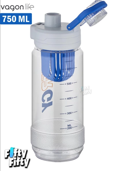 Vagonlife 750 ML -Energy- Rahat İçim (Pipetsiz)  Kulplu  Su Matarası -Süzgeçli-FFVGN2030750ML - 8
