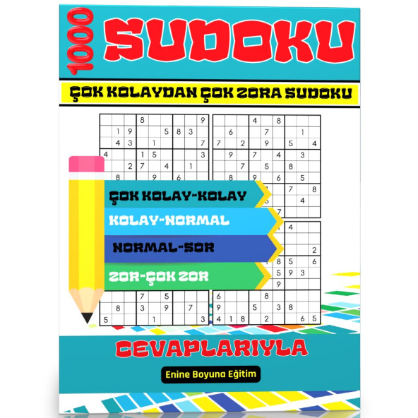 Çok Kolaydan Çok Zora 1000 Sudoku ürün görseli 1