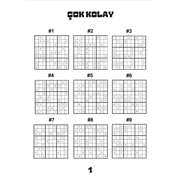 Çok Kolaydan Çok Zora 1000 Sudoku - Resim 4