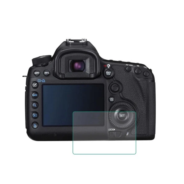 ScHitec Canon Eos 5D Mark 3 İle Uyumlu Darbe Emici Kamera Ekran Koruyucu Kaplama