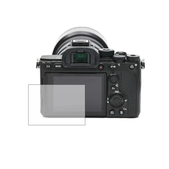 ScHitec Sony A6500 İle Uyumlu Darbe Emici Kamera Ekran Koruyucu Kaplama