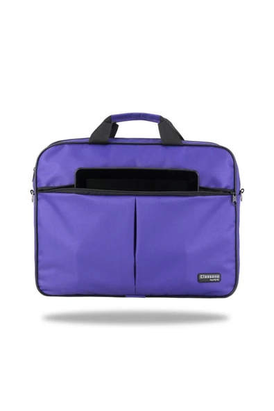 Classone Wtx303 serisi 15.6 Inch Uyumlu Su Geçirmez Kumaş Macbook, Laptop , Notebook El Çantası - 5