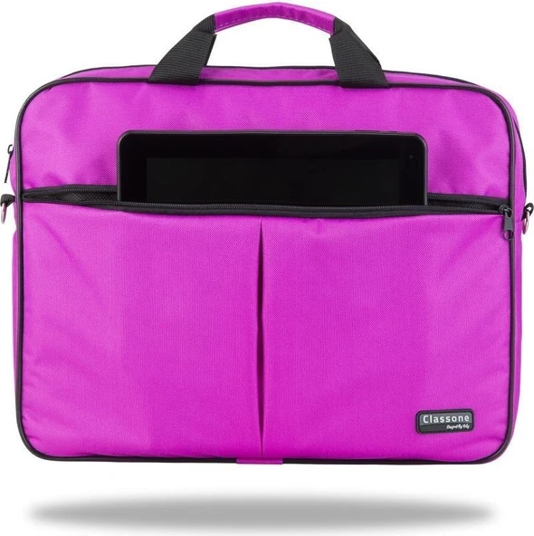 Classone WTX309 Wtxpro serisi 15.6 Inch Uyumlu Su Geçirmez Kumaş Macbook, Laptop , Notebook El Çanta - 5
