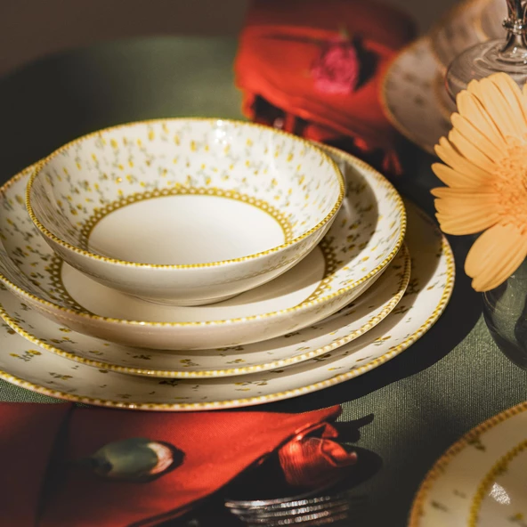 Soley | Fiore | 24 Parça 6 Kişilik Yemek Takımı - 4