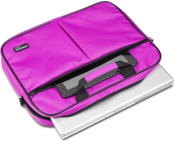 Classone WTX309 Wtxpro serisi 15.6 Inch Uyumlu Su Geçirmez Kumaş Macbook, Laptop , Notebook El Çanta - 4