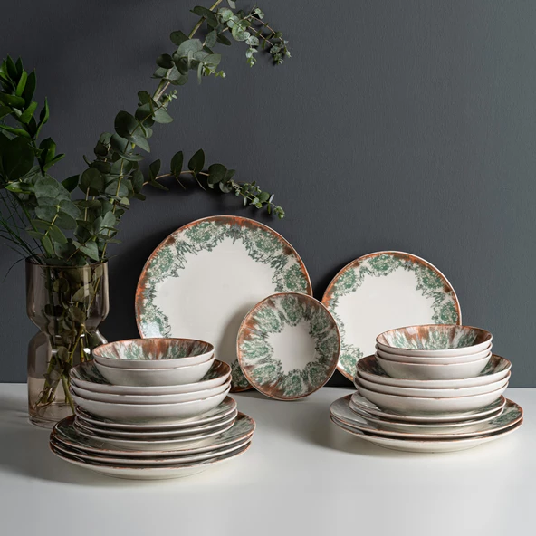 Soley | Sirus | 24 Parça 6 Kişilik Yemek Takımı - 5