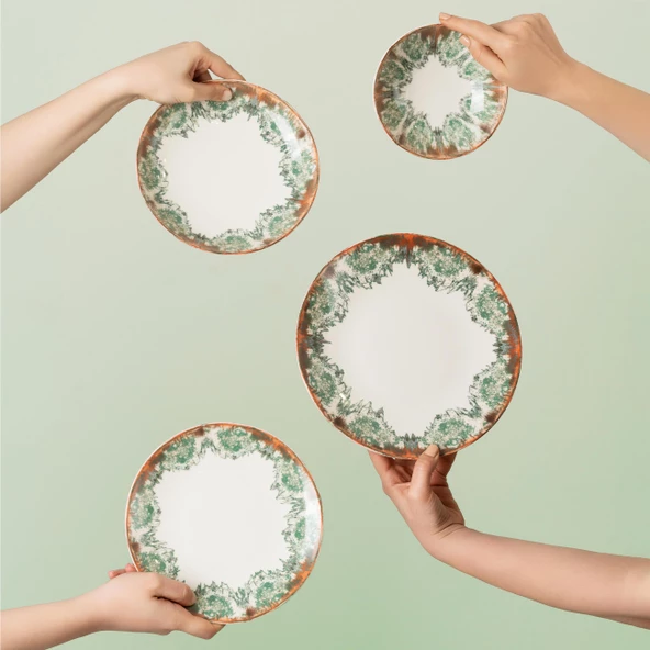 Soley | Sirus | 24 Parça 6 Kişilik Yemek Takımı - 2