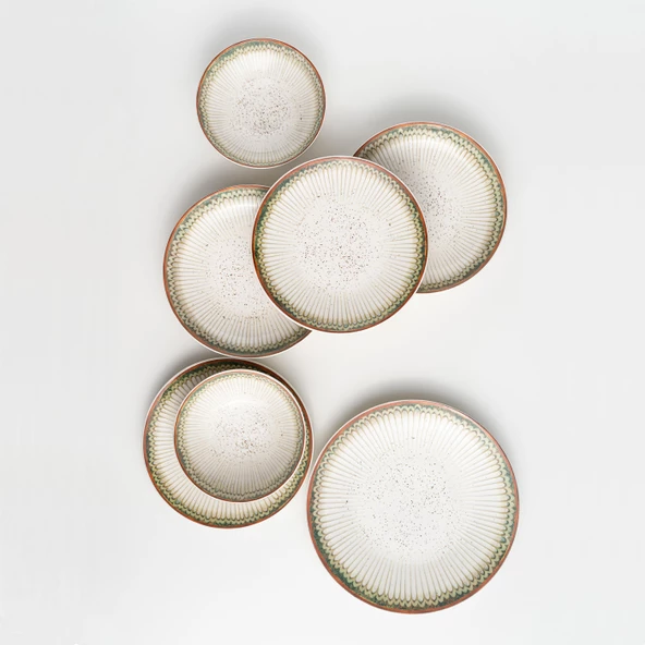 Soley | Perge | 24 Parça 6 Kişilik Yemek Takımı - 3