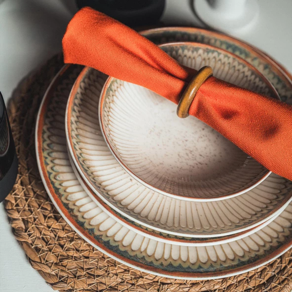 Soley | Perge | 24 Parça 6 Kişilik Yemek Takımı - 4