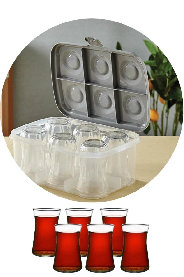 Hayal Sepeti Çay Bardağı Taşıma Aparatı Kutusu - 4