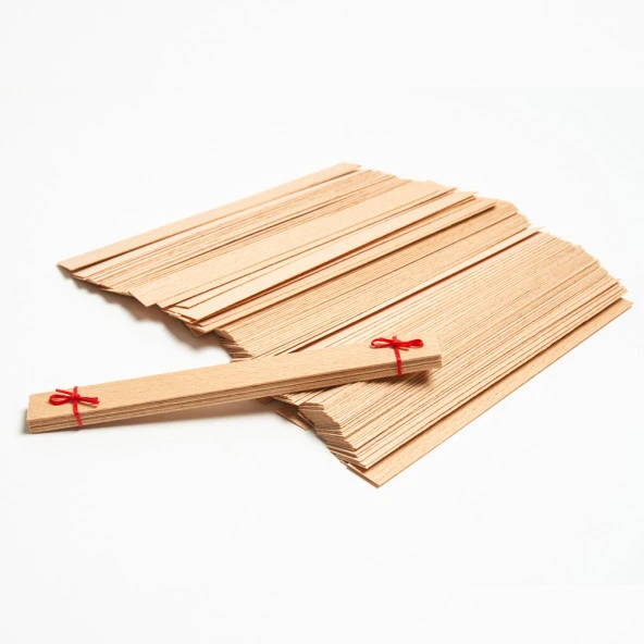 Ahşap Mum Fitili 50 Adet ( 15mm x 100mm x 0,5mm ) - Resim 3