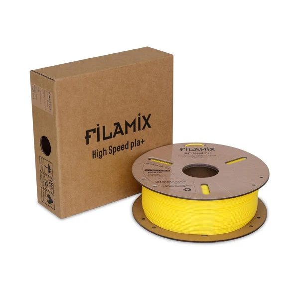 Filamix Yüksek Hızlı Hyper PLA+ Filament 1.75mm 1Kg-Sarı