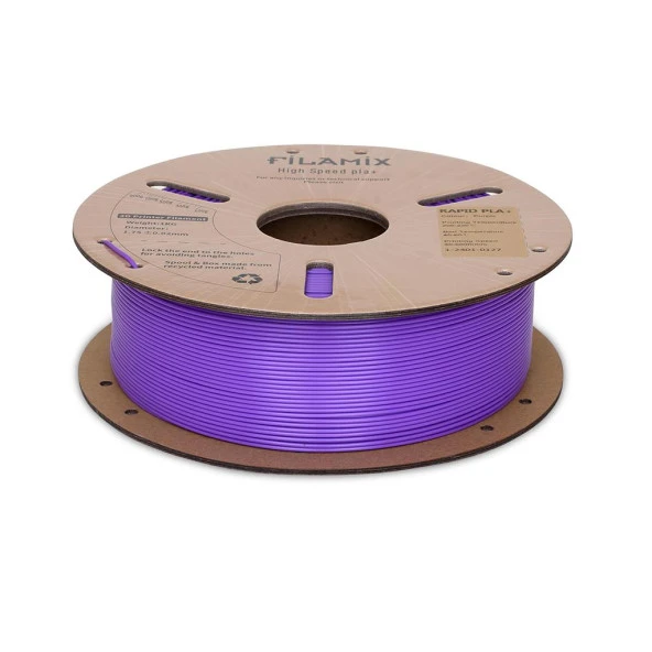 Filamix Yüksek Hızlı Hyper PLA+ Filament 1.75mm 1Kg-Mor - Resim 3